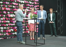 And with so many years at the company, Ton had a special honor to fulfill: